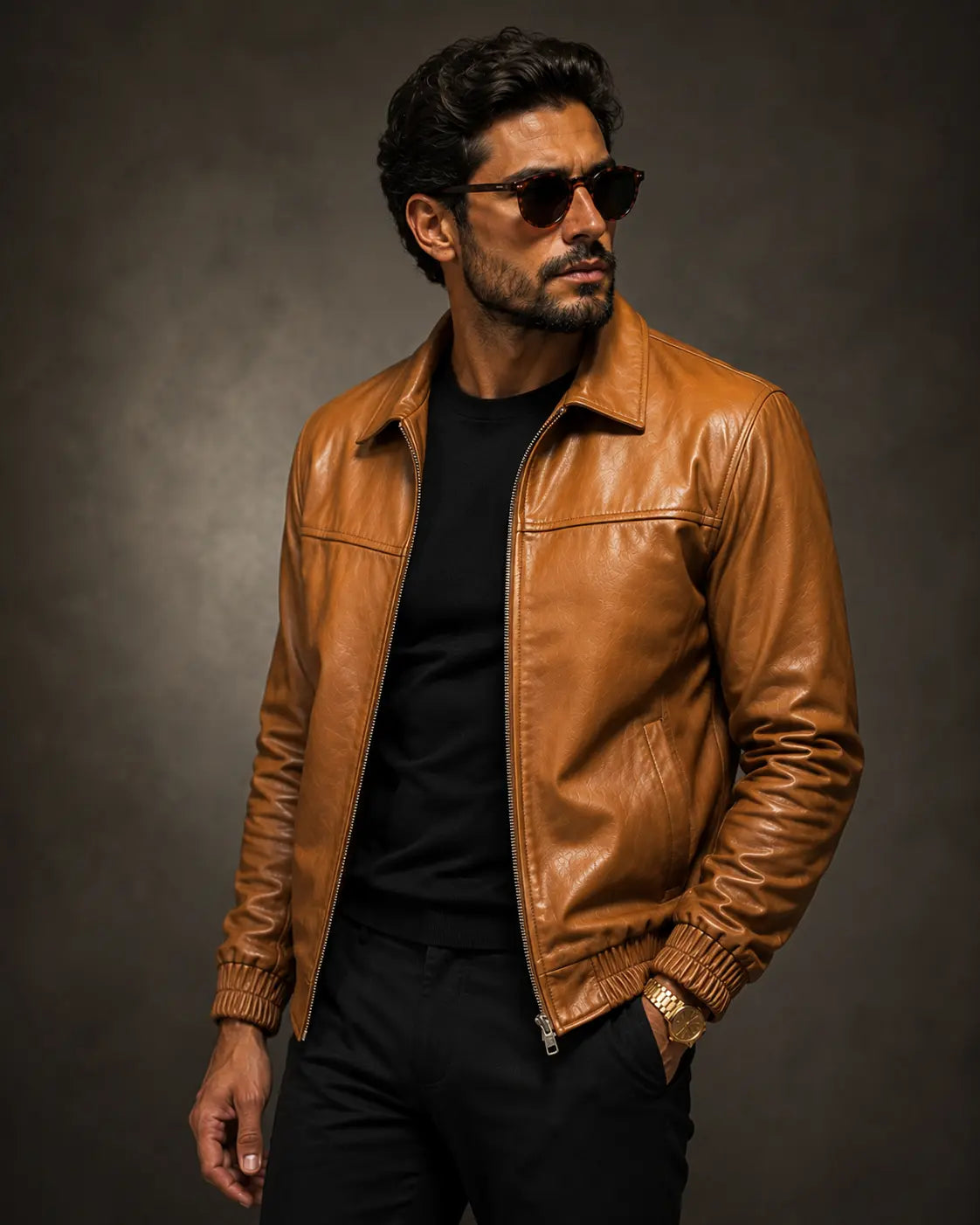Chaqueta Romano Premium ™ En cuero